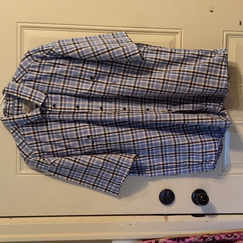 EUC -- Roper  Plaid Men's Shirt - XXL